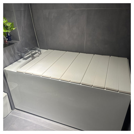 Folding Polypropylene Bathtub Cover Dust-Proof Bathtub Tray Shutter Bath Lid, 1cm Thickness Multifunction Insulation Board for Milk Baths Beauty and Personal Care ZGLINMZ