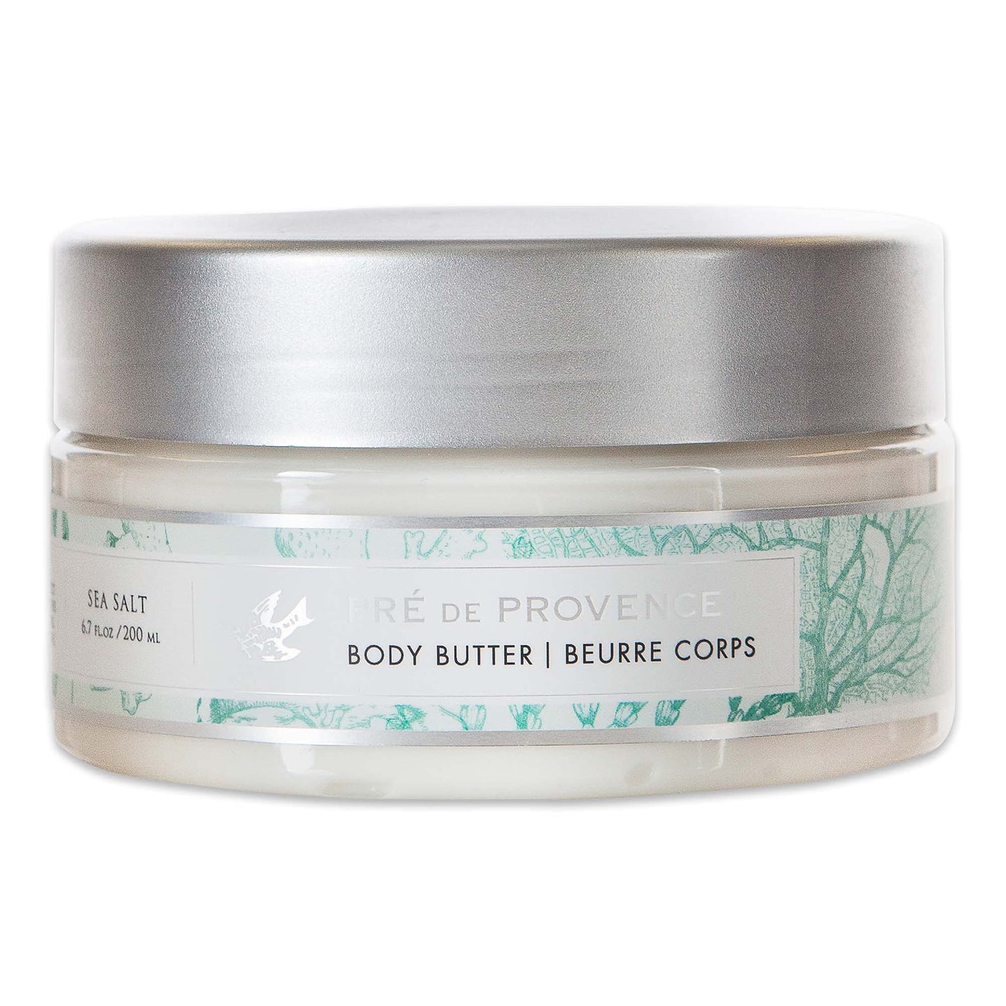 Pre de Provence Collection Shea Butter Enriched Body Butter Soothing & Hydrating Emollient Cream Body Moisturizer for Women, 6.7 Fl Oz, Sea Salt Beauty & Personal Care Pre de Provence