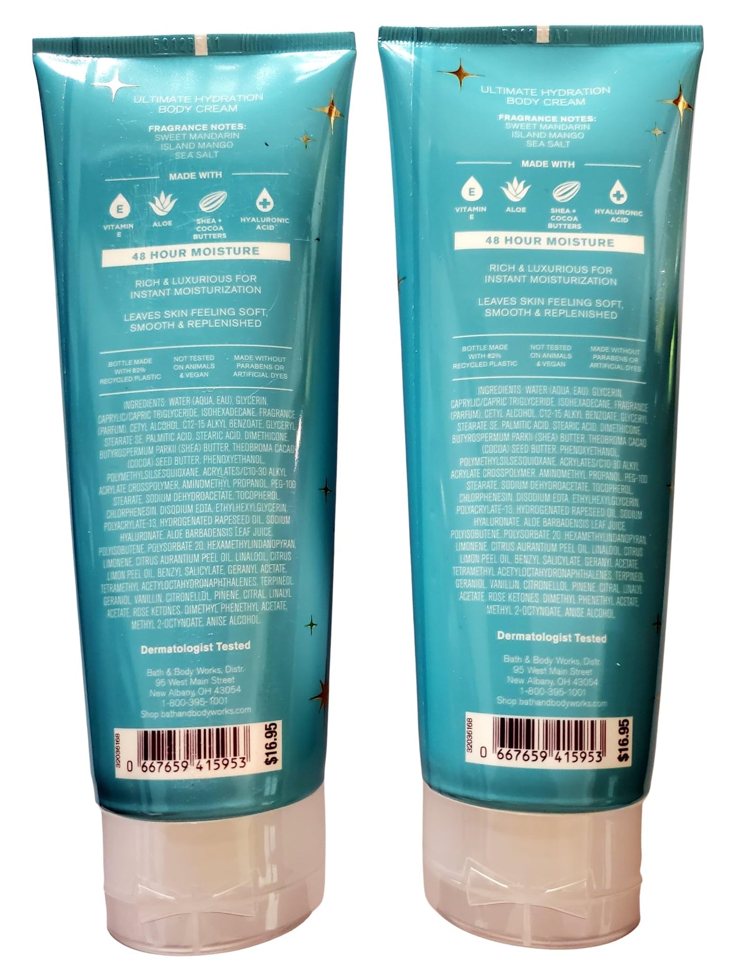 Bath & Body Works Women's Island Margarita Ultimate Hydration Body Cream 8 Ounces Pack of 2 Beauty & Personal Care Bath & Body Works