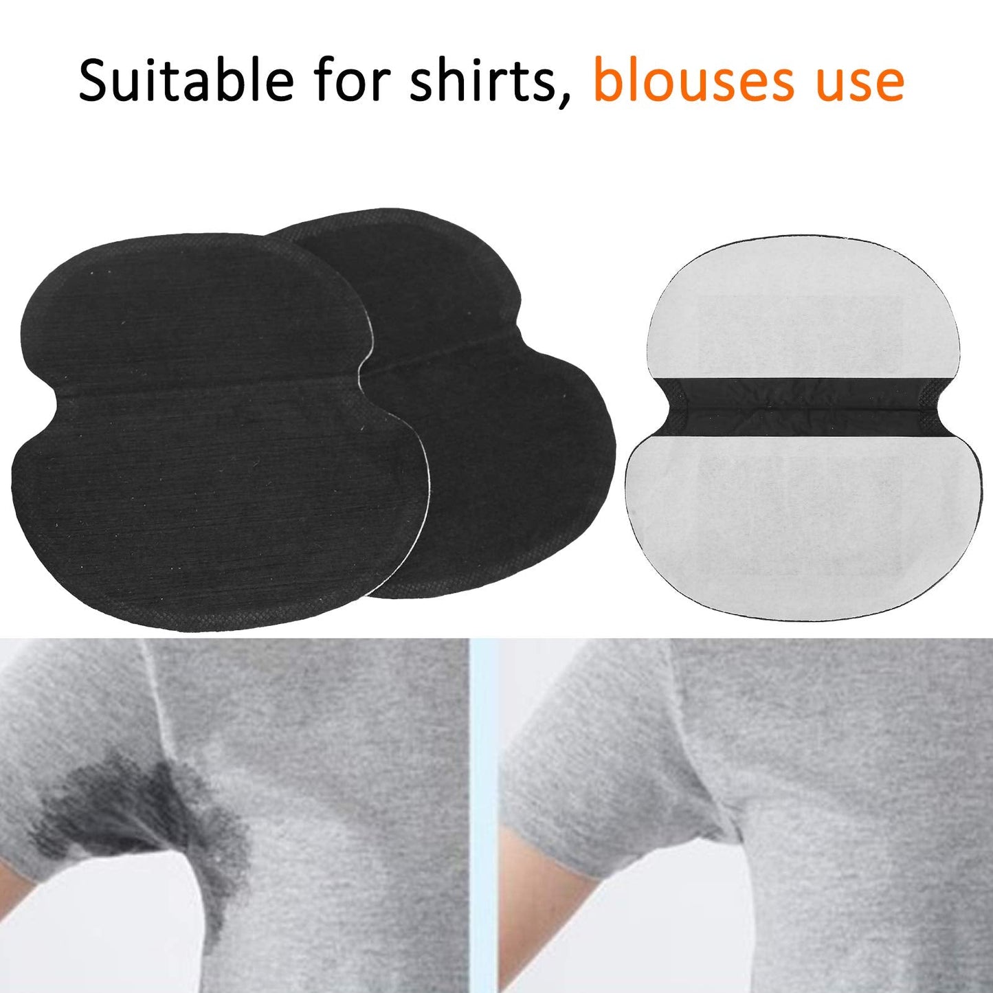 Underarm , 60pcs Black Armpit , Sweat Armpit Super-Thin NonWoven Fabric Underarm , Comfortable Armpit for Women and Men Beauty and Personal Care Brrnoo