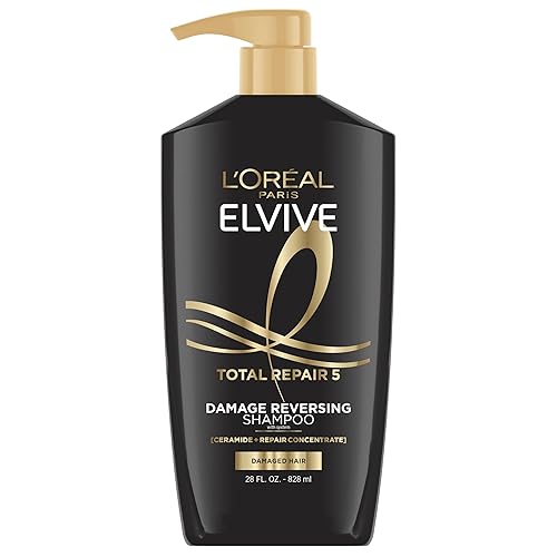 L'Oreal Paris Elvive Total Repair 5 Repairing Shampoo for Damaged Hair Shampoo with Protein and Ceramide for Strong Silky Shiny Healthy Renewed Hair Beauty & Personal Care L'Oreal Paris