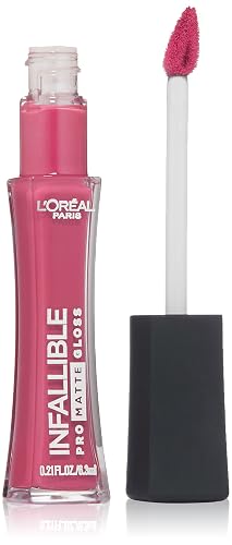 L’Oréal Paris Cosmetics Infallible Lip Pro Matte Gloss, Fuchsia Amnesia, 0.21 fl. oz. Beauty & Personal Care L'Oreal Paris