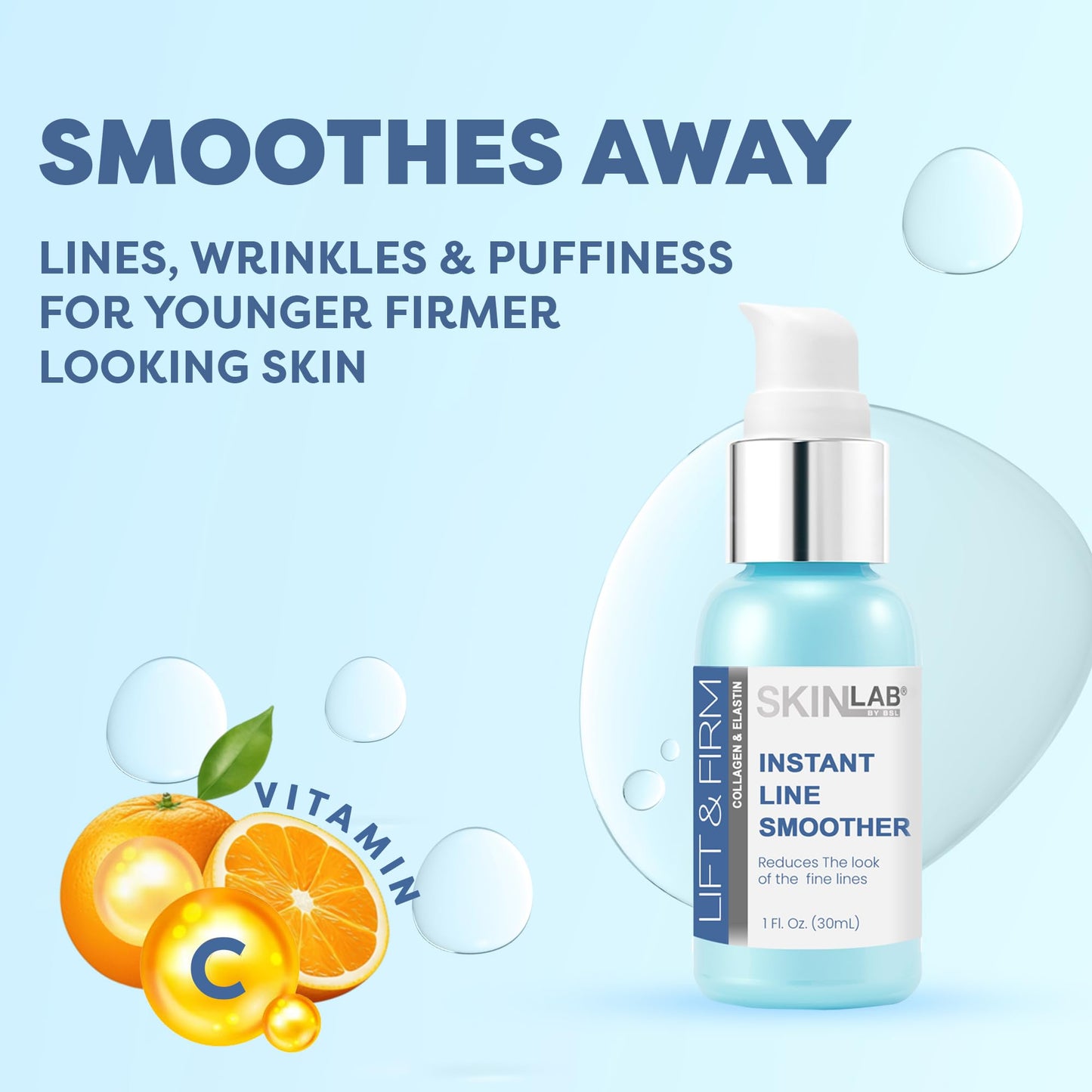 Skinlab Lift & Firm Instant Line Smoother, 30 mL (1 Fl. oz) Beauty & Personal Care SKIN LAB BY BSL