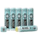 Moon Valley Organics Beeswax Lip Balm for Moisturizing Lips and Cuticles (COOL MINT VANILLA, 6-Pack) Beauty & Personal Care Moon Valley Organics