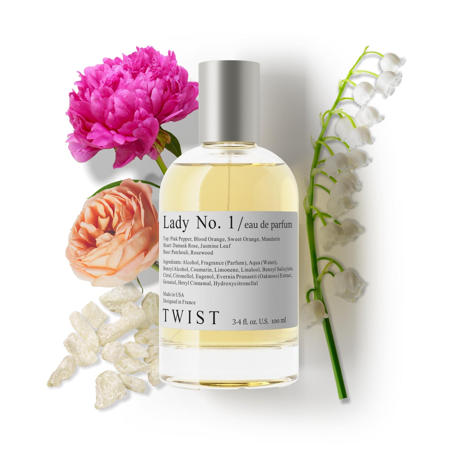 Twist - Lady No. 1 - Eau De Parfum Inspired by Miss Dio., Long-Lasting Perfume For Women, Paraben Free, Vegan, Clean Ingredients, Fragrance - Spray Beauty & Personal Care HOUSE OF TWIST