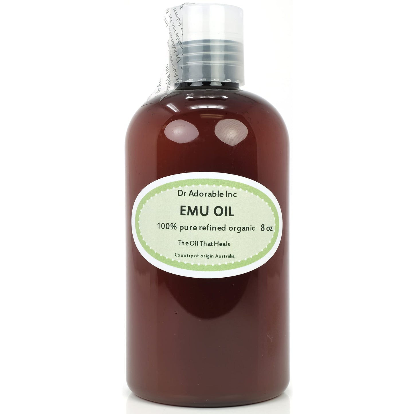 Australian Emu Oil by Dr. Adorable Triple Refined Organic 100% Pure 8 Oz Beauty & Personal Care Dr Adorable