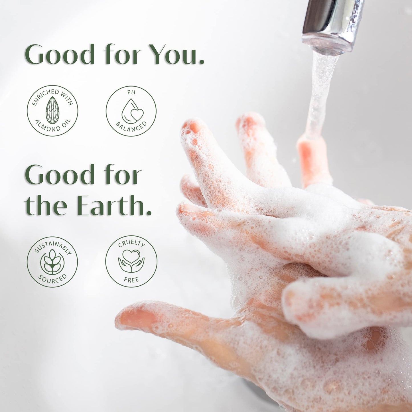 Provence Sante Natural Liquid Soap - Moisturizing Almond Oil Hand Soap with Aromatic Vetiver Scent - Elegant Pump Dispenser for Kitchen & Bath (16.9 Beauty & Personal Care Provence Sante