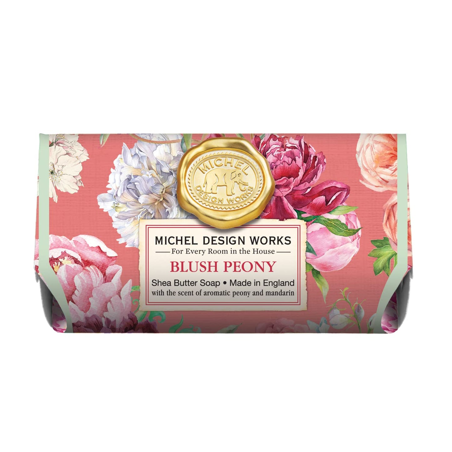 Michel Design Works Large Bath Soap Bar, Blush Peony Beauty & Personal Care Michel Design Works