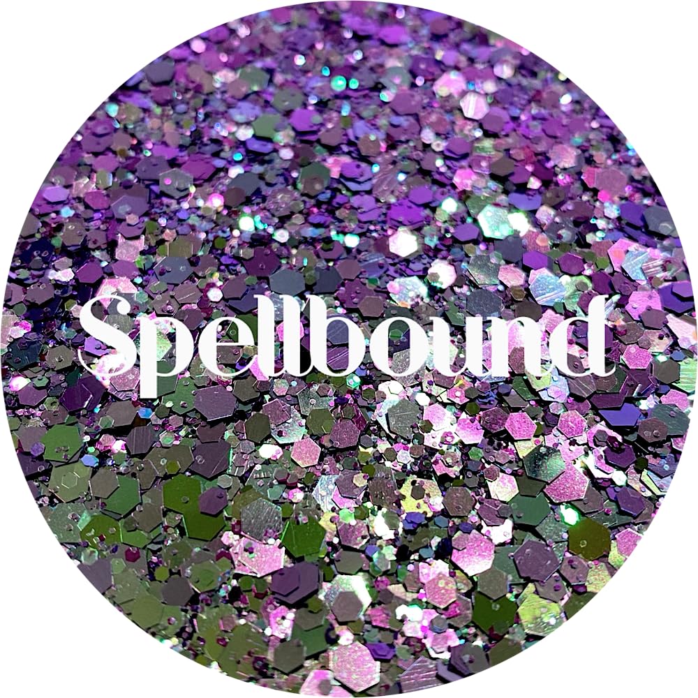 Purple Polyester Glitter | Craft Glitter | Glitter for Arts & Crafts | Tumblers | Cosmetics | Nails | Epoxy Resin Art | Slime | DIY | Body Glitter | 1 Beauty & Personal Care Glitter Heart Co.