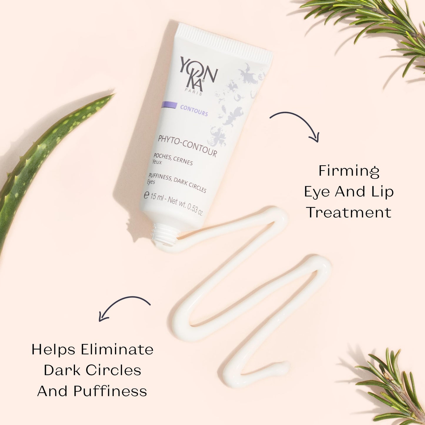 Yonka Phyto-Contour | Anti-Aging Eye Cream with Rosemary Extract | Reduces Puffiness & Dark Circles | For All Skin Types and Paraben-Free | 0.5 fl oz Beauty & Personal Care Yonka