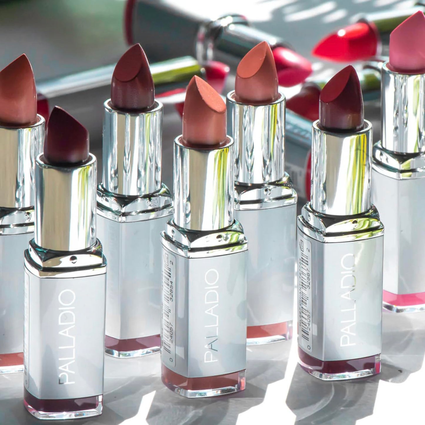 Palladio Herbal Lipstick, Rich Pigmented and Creamy Lip Color, Infused with Safflower, Ginseng, Ginkgo Biloba, Camellia and Aloe, Prevents Lips from Beauty & Personal Care Palladio