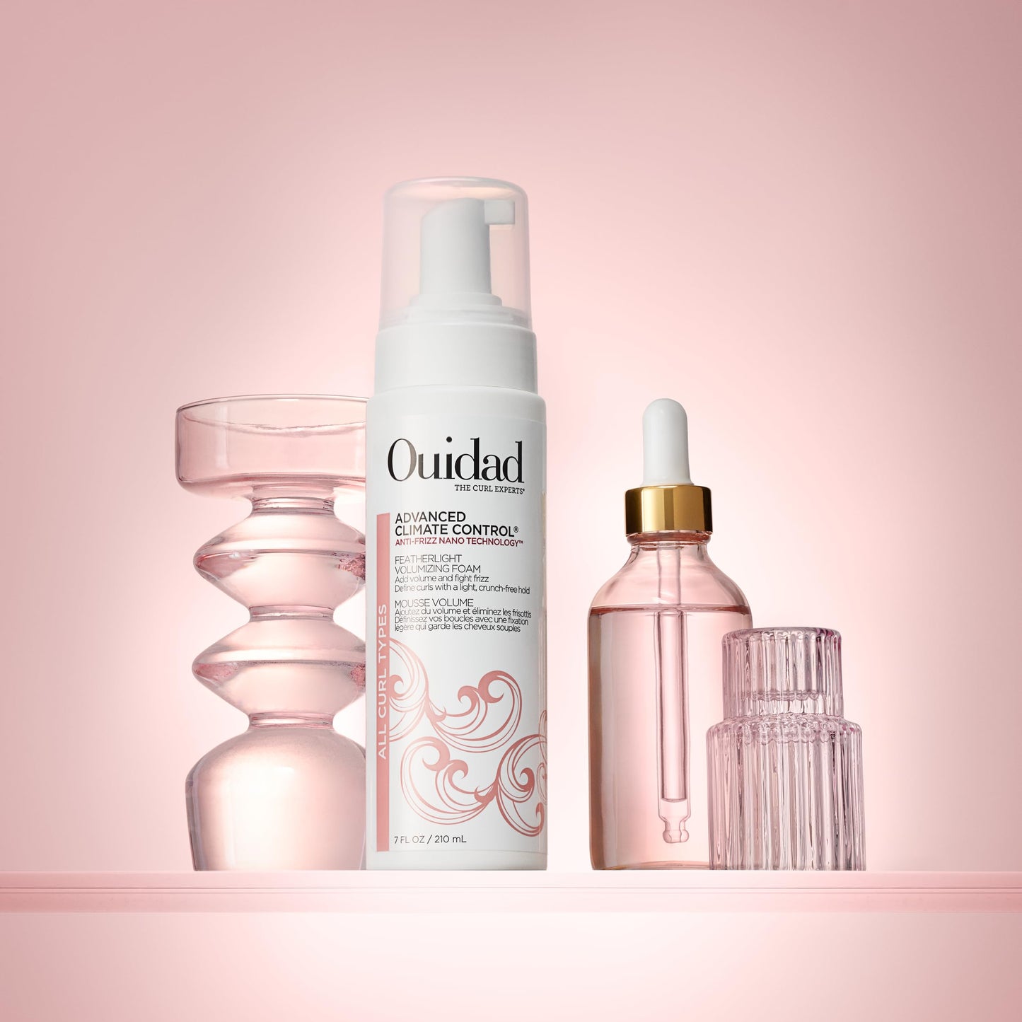 Ouidad Advanced Climate Control Volumizing Foam - 7 fl oz, Lightweight Hair Styling Foam, Anti-Frizz Nano Technology, Adds Volume, Fights Frizz Beauty & Personal Care Ouidad