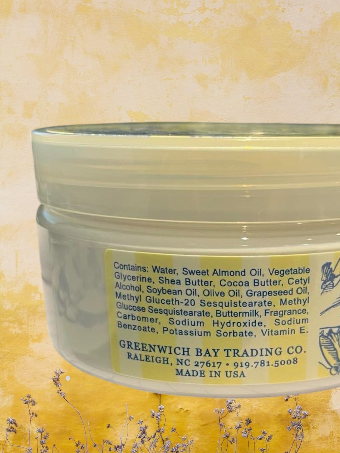 Greenwich Bay Trading Co. Body Butter Fresh Milk Net Wt. 8 oz Beauty & Personal Care Greenwich Bay Trading Company