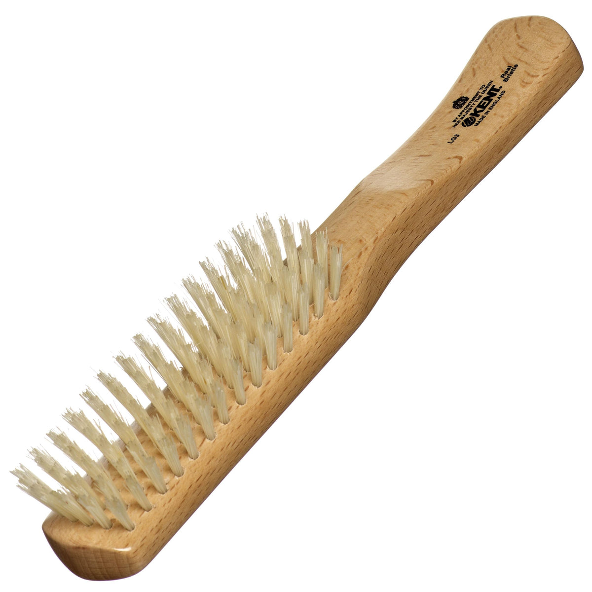 Kent LG3 Finest Hair Brushes for Women - Natural Beechwood and Boar Bristle Narrow Hairbrush for Fine or Medium Thickness Hair All Lengths - Dry Brush