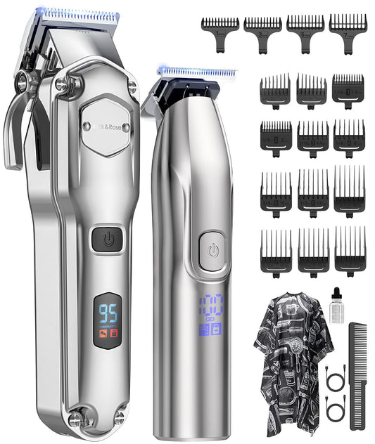 Jack & Rose Clippers and Trimmers Set, Cordless Hair Clippers for Men, Barber Clippers Set Beauty and Personal Care Jack & Rose Default Title