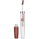 Maybelline Super Stay 24, 2-Step Liquid Lipstick Makeup, Long Lasting Highly Pigmented Color with Moisturizing Balm, Constant Cocoa, Brown, 1 Count Beauty & Personal Care MAYBELLINE