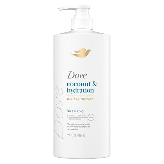 Dove Shampoo Coconut & Hydration for Dry Hair with Bio-Protein Care Technology and Coconut Oil 28 Fl Oz Beauty & Personal Care Dove
