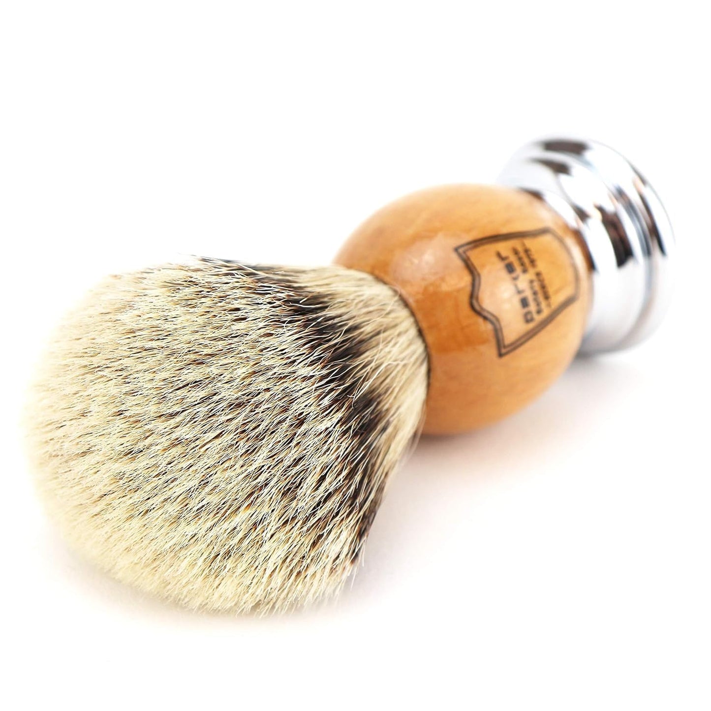 Parker 100% Silvertip Badger Shaving Brush - Olivewood Handle, Long?Loft 22 mm Knot with Resin Stand - Super Soft Bristles for a Rich Lather for all Beauty and Personal Care Parker Safety Razor