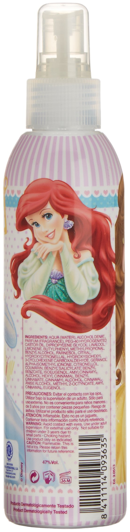 DISNEY PRINCESSES EAU DE COLOGNE 200ML VAPO, by Air-Val International Beauty & Personal Care Air-Val