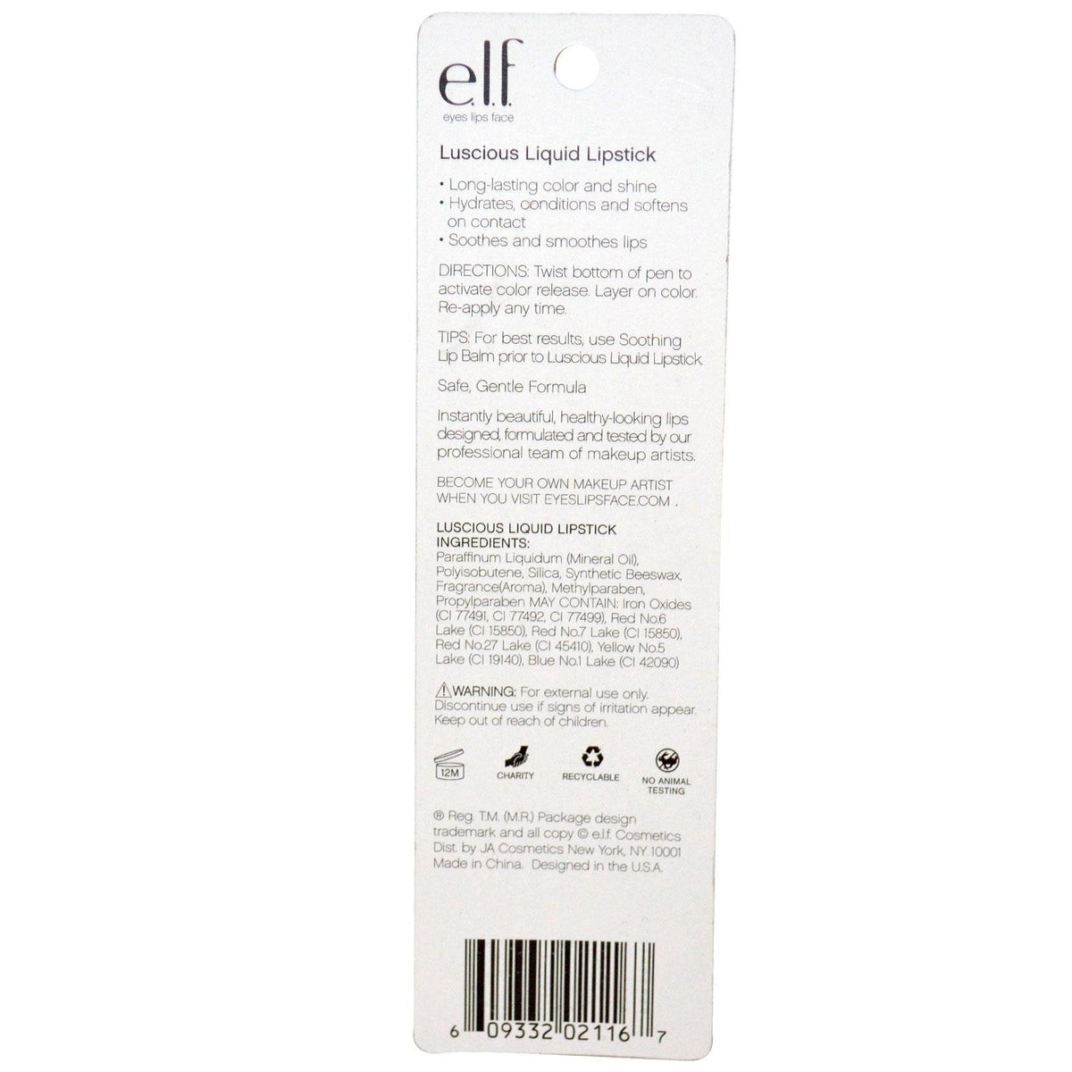 e.l.f. Cosmetics Luscious Liquid Lipstick - Brownie Points Beauty & Personal Care e.l.f. cosmetics