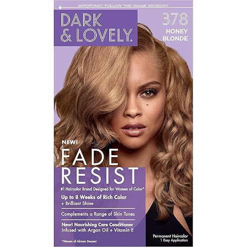 Dark and Lovely | Fade Resist Hair Colour (378 Honey Blonde) Beauty & Personal Care Dark and Lovely