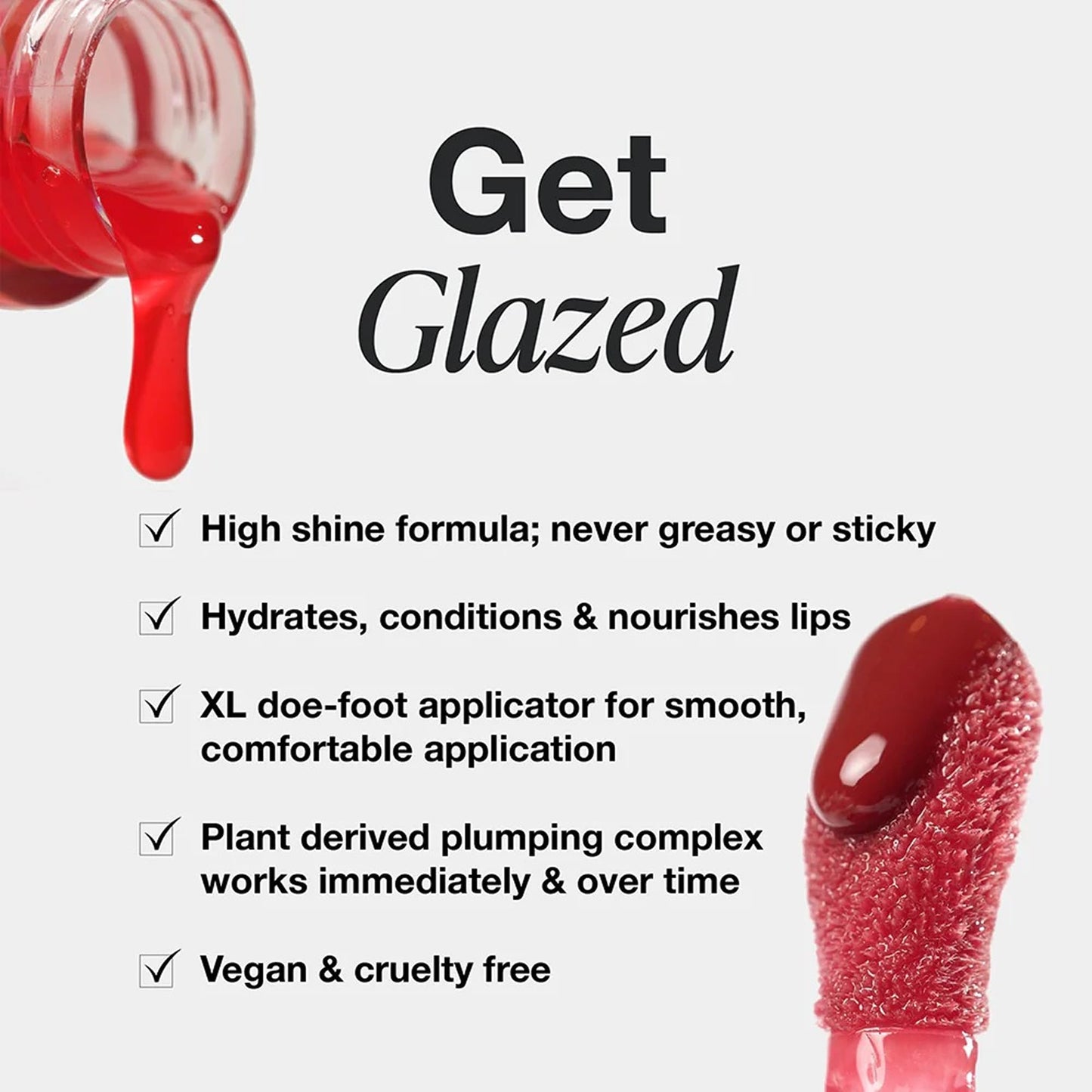 Innbeauty Project Glaze Lip Oil Merlot, Hydrating Vegan Lip Oil Gloss Hybrid, 0.2 OZ Beauty & Personal Care Innbeauty Project