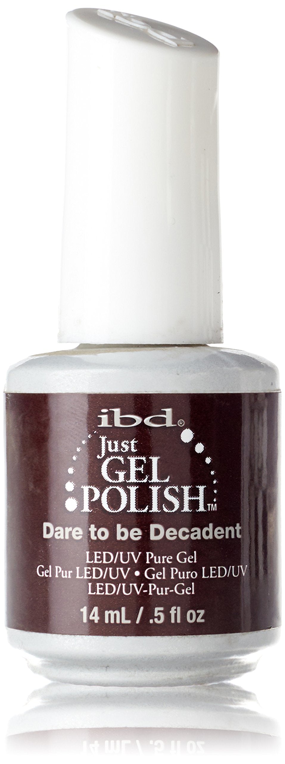 IBD Just Gel Soak Off Brown Nail Polish, Dare To Be Decadent