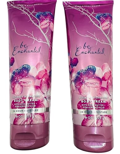 Bath & Body Works Be Enchanted Ultimate Hydration Body Cream 8 Ounces Pack of 2 Beauty & Personal Care Bath & Body Works