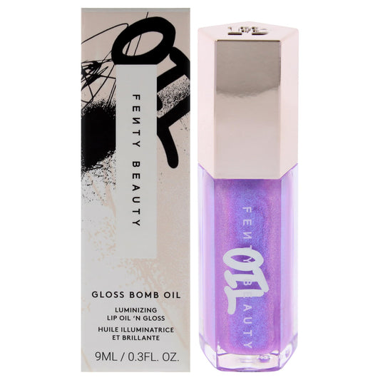 Gloss Bomb Luminizing Lip Oil N Gloss - 02 Miss Jellyfish by Fenty Beauty for Women - 0.3 oz Lip Gloss Beauty & Personal Care FENTY BEAUTY