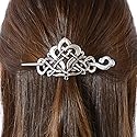 Viking Celtic Hair Clips Hairpins- Viking Hair Accessories Celtic Knot Hair Pins Antique Silver Hair Sticks Irish Hair Decor Accessories for Long Hair Beauty & Personal Care LQQQL