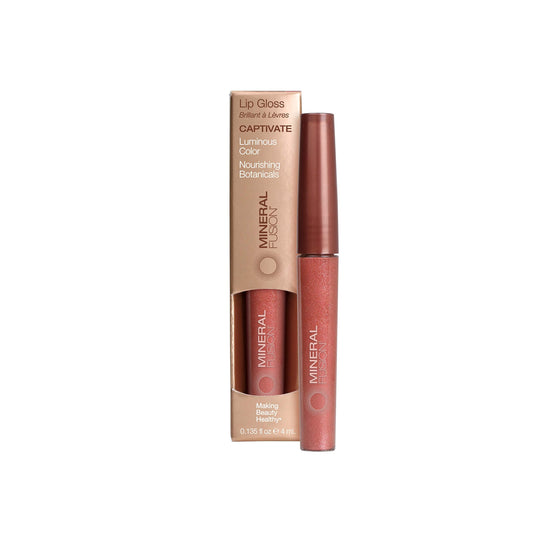 Mineral Fusion Lip Gloss, Captivate, 0.135 Ounce Beauty & Personal Care Mineral Fusion