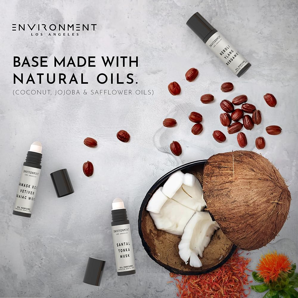 Environment Inspired by 5-Star Resort EDT 10ml Roll-on Perfume (Blonde Woods | Rose | Black Fig) Body Oil Fragrance, Roll On Oil, Body Fragrance Beauty & Personal Care ENVIRONMENT
