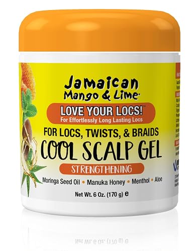 Jamaican Mango & Lime Love Your Locs Cool Scalp Gel - Strong Hold Styling Gel for Locs, Braids & Twists - Cooling, Hydrating Formula for Scalp Relief Beauty & Personal Care Jamaican Mango & Lime