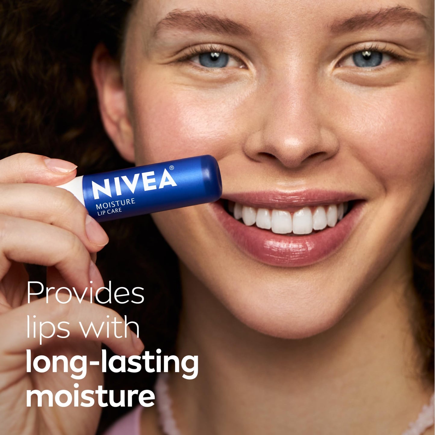 NIVEA Moisture Lip Care, Hydrating Lip Balm with Shea Butter, Nourishing Oils and Vitamin C & E, 3-in-1 Moisture, Repair (for Dry Lips) and Nourish Beauty and Personal Care NIVEA