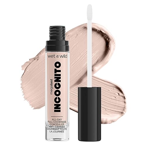 wet n wild Mega Last Incognito All-Day Full Coverage Liquid Matte Concealer, Light Beige, 0.18 Ounce Beauty & Personal Care wet n wild