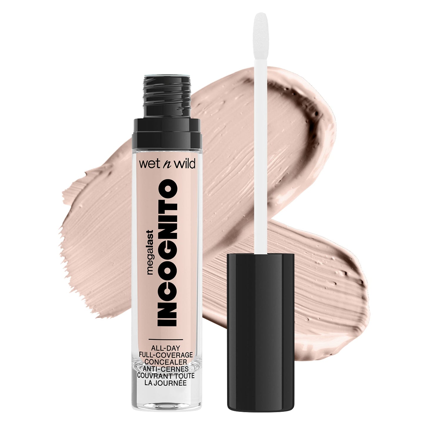 wet n wild Mega Last Incognito All-Day Full Coverage Liquid Matte Concealer, Light Beige, 0.18 Ounce Beauty & Personal Care wet n wild