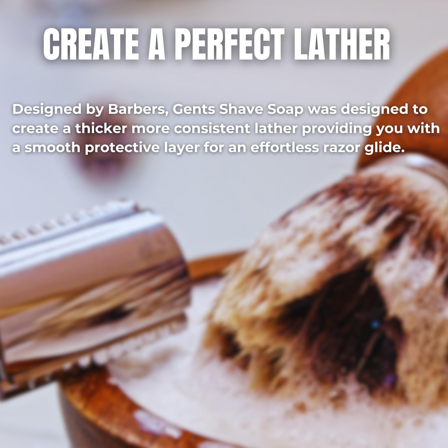 GENTS Men's Shaving Soap 97% All Natural Enriched With Shea Butter and Glycerin, Creates Rich Lather Form (6 Pack Variety) Beauty and Personal Care G.B.S