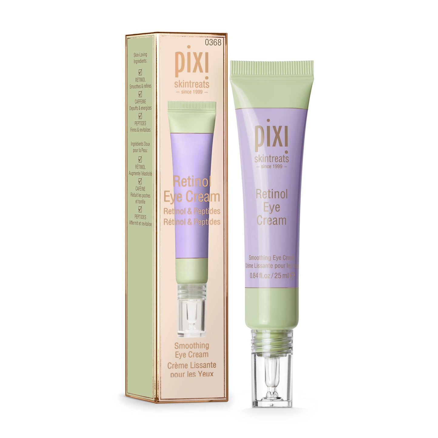 Pixi Beauty Retinol Eye Cream 25 ml | Soothing Eye Cream | Retinol Helps Smooth & Refine Delicate Eye Area | Peptides Help Minimize Fine Lines | 0.84 Beauty & Personal Care Pixi