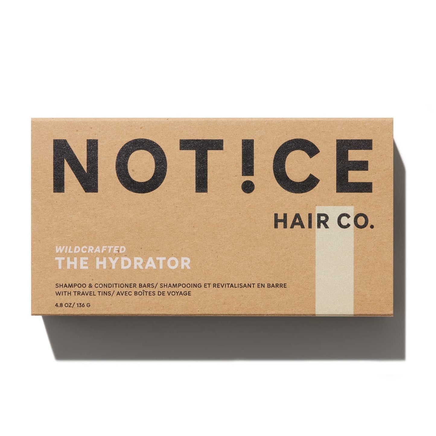 NOTICE Hair Co. The Hydrator Shampoo & Conditioner Bars - Travel Set - moisturizing | dry & curly hair Beauty & Personal Care NOT!CE Hair Co.