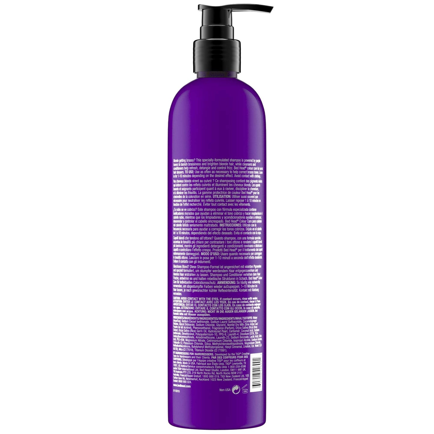 TIGI Bed Head Dumb Blonde Purple Toning Shampoo, 13.5 Ounce Beauty & Personal Care TIGI