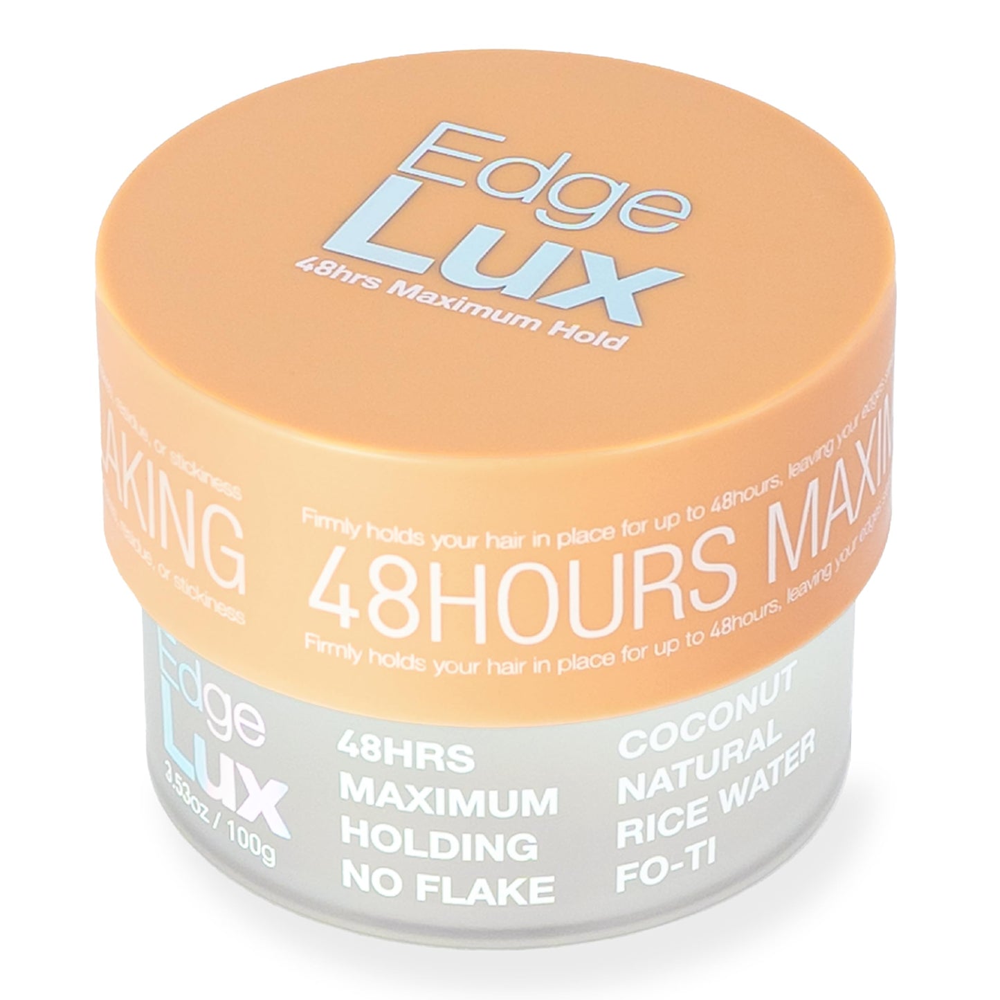 Lux Collection Edge Control Gel for 4C Hair - 48 Hour Maximum Hold Edge Control, Edge Lux with Castor Oil, Keratin & Biotin, Non-Flaking Styling Gel Beauty & Personal Care Lux Collection