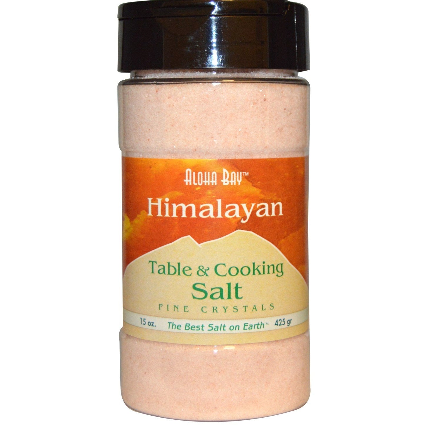 Aloha Bay, Himalayan, Table & Cooking Salt, Fine Crystals, 15 oz (425 g) - 2pcs Beauty and Personal Care Aloha Bay