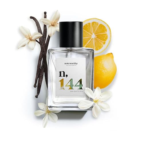 Noteworthy n,144 Brightside Eau De Parfum - Citrus, Vanilla | Sophisticated, Warm Fragrance for Any Occasion | Long-lasting Unisex Perfume for Women Beauty & Personal Care Noteworthy