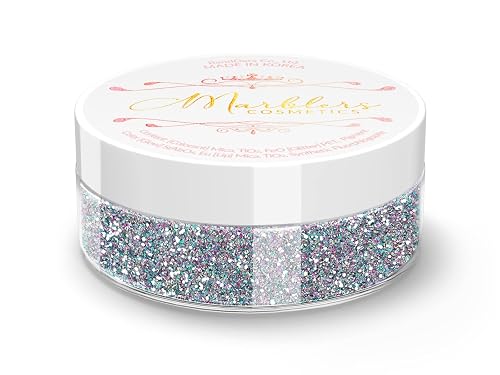 MARBLERS Holographic Face & Body Glitter [Holo Fairy Powder] 0.18oz (5g) | Chunky | Non-Toxic | Cruelty-Free | Festival, Rave & Party Makeup | Eye Beauty & Personal Care MARBLERS