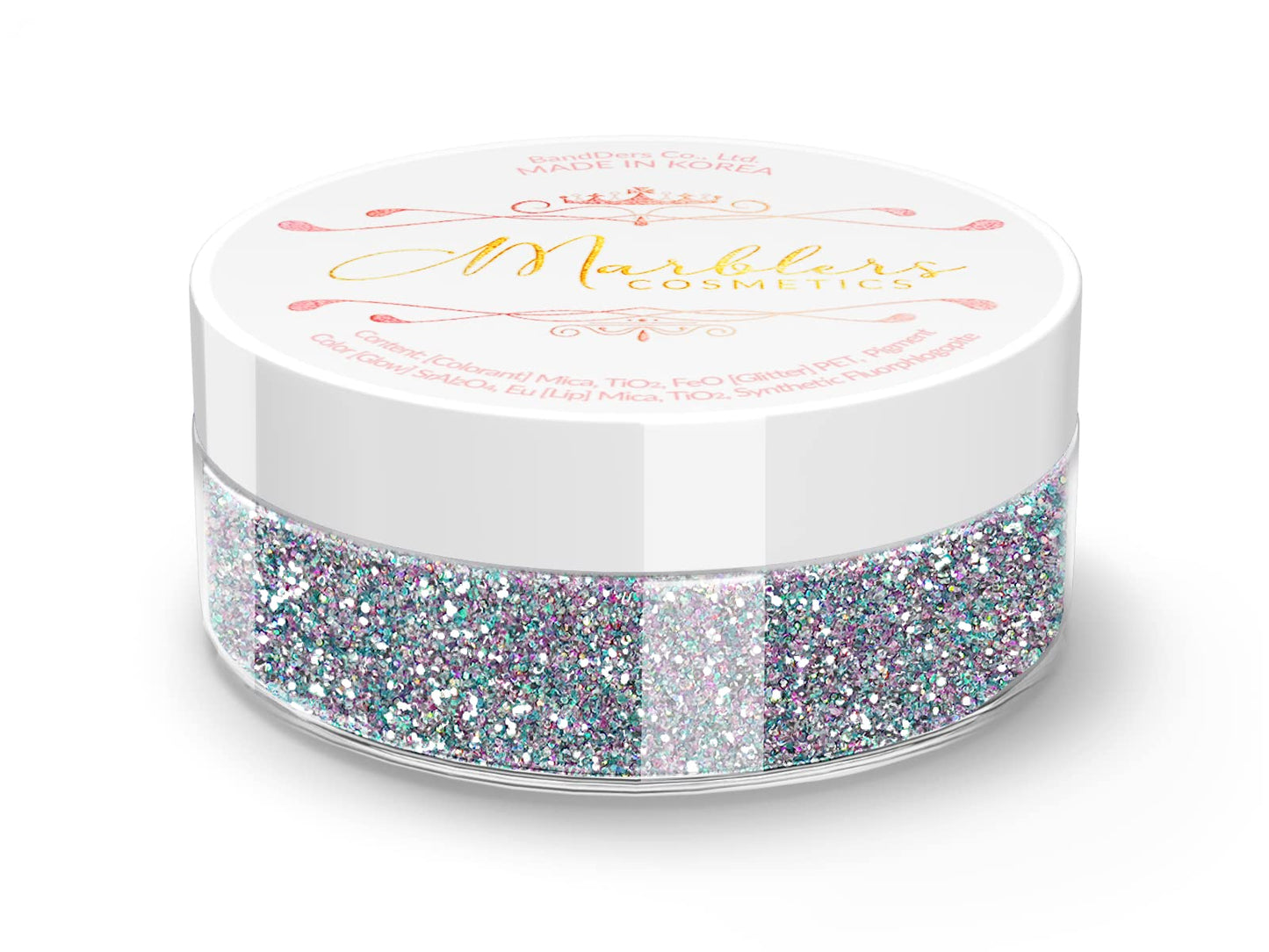 MARBLERS Holographic Face & Body Glitter [Holo Fairy Powder] 0.18oz (5g) | Chunky | Non-Toxic | Cruelty-Free | Festival, Rave & Party Makeup | Eye Beauty & Personal Care MARBLERS