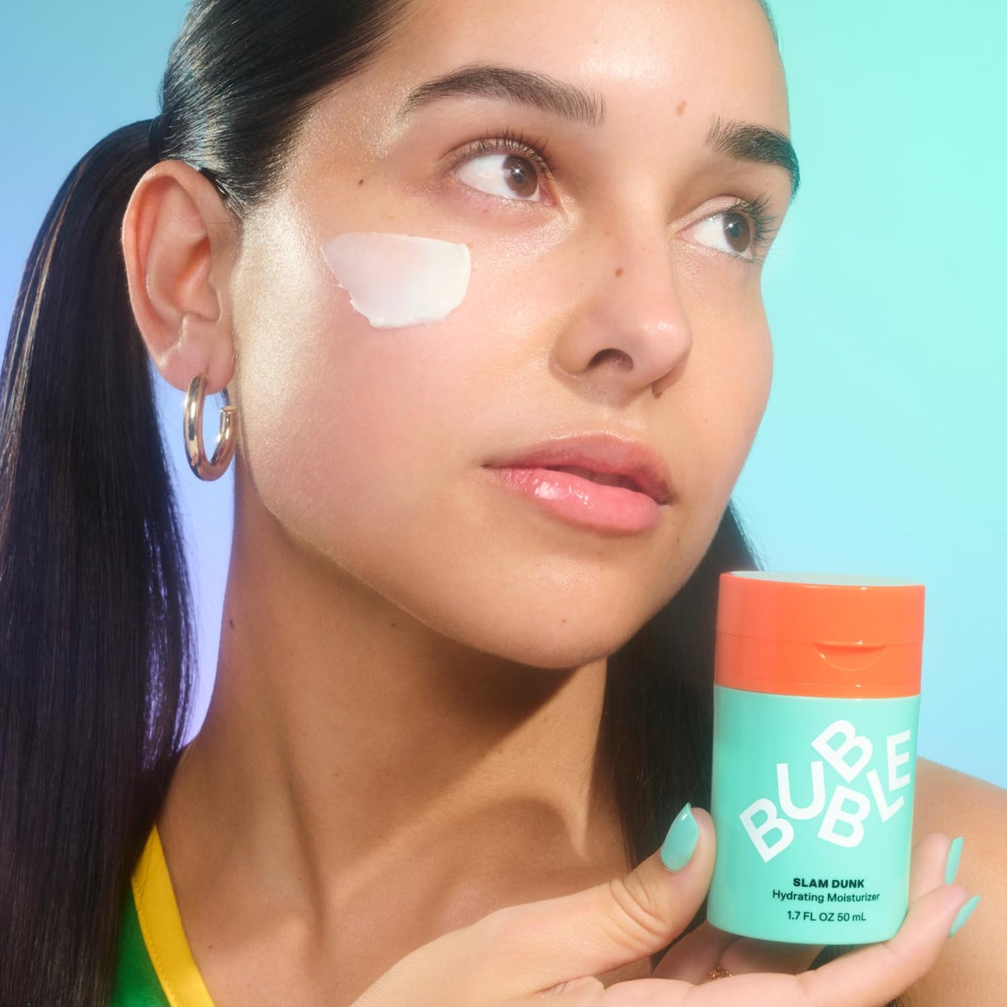 Bubble Skincare Slam Dunk Hydrating Face Moisturizer - Travel Size Lightweight Face Lotion with Vitamin E + Aloe Vera - Daily Facial Moisturizer Beauty and Personal Care Bubble Skincare