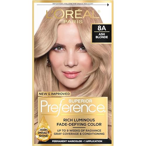 Pref Haircol 8a Size 1ct L'Oreal Preference Hair Color Ash Blonde #8a Beauty & Personal Care L'Oreal Paris