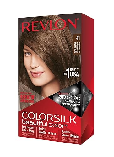 Revlon ColorSilk Haircolor, Medium Brown (Pack of 3) Beauty & Personal Care REVLON