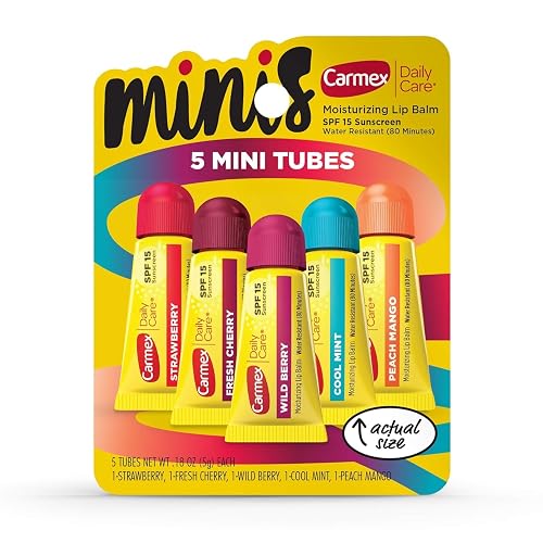 Carmex Daily Care Assorted Mini Tubes - 0.18 oz, 5 ct Beauty & Personal Care Carmex