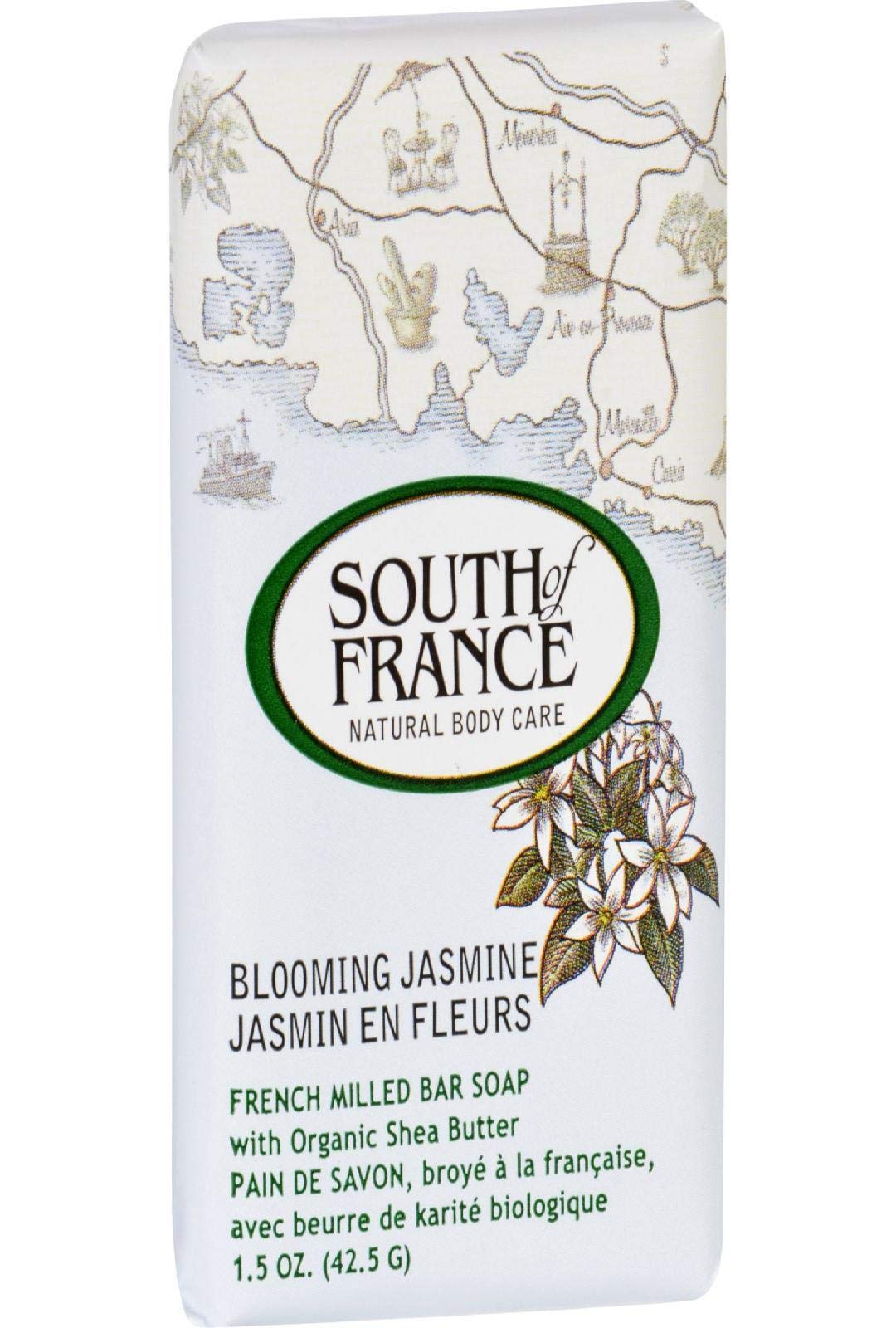 South of France Travel Bar Soap, Blooming Jasmine, 1.5 Ounce Beauty & Personal Care South Of France